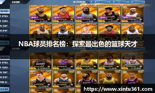 NBA球员排名榜：探索最出色的篮球天才
